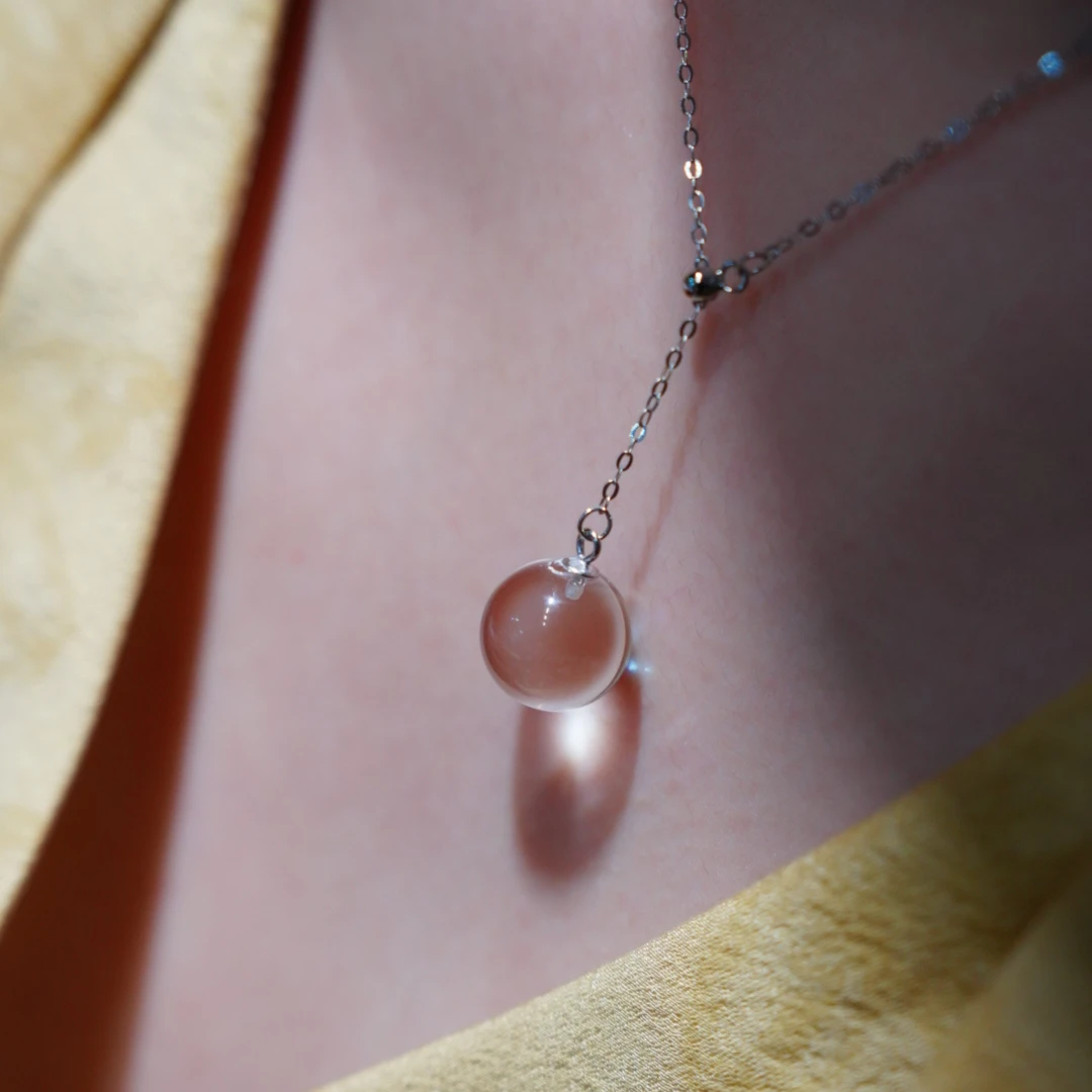 【新白水3】天然白水晶项链M25032573