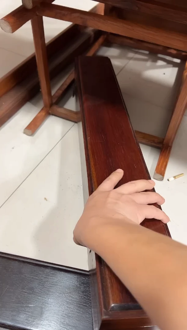木花梨木长款画盒