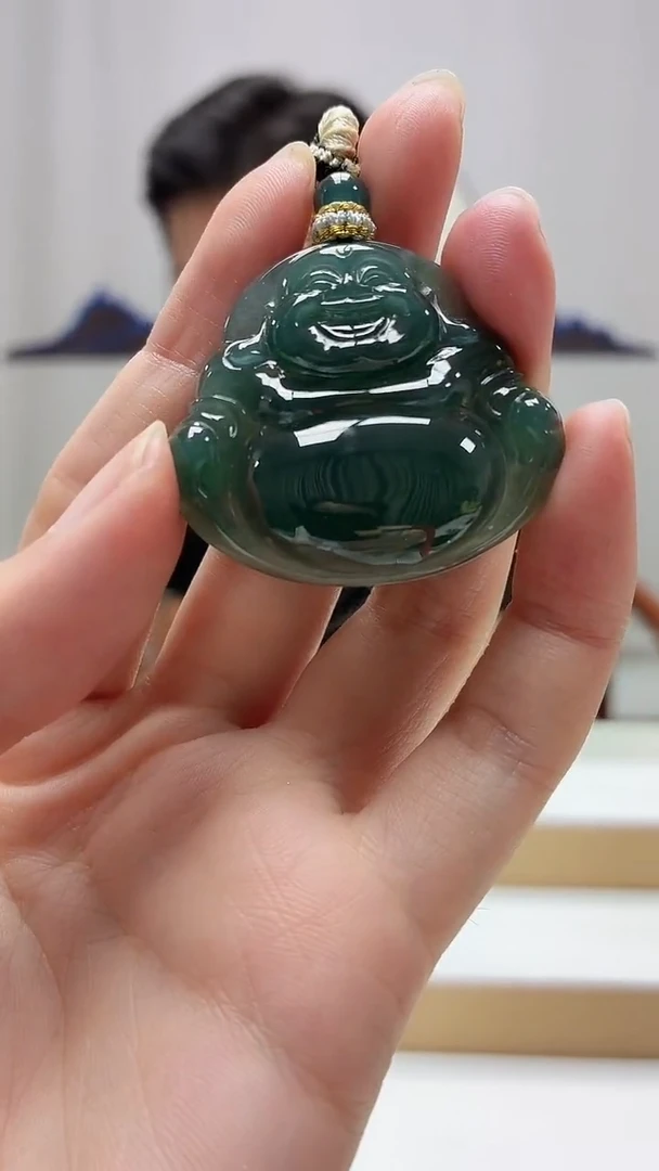 未镶嵌定制翡翠4917zm-毛货挂件12佛公