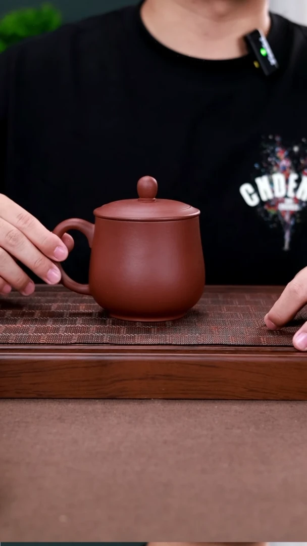 茶杯紫砂清水泥光素 380cc