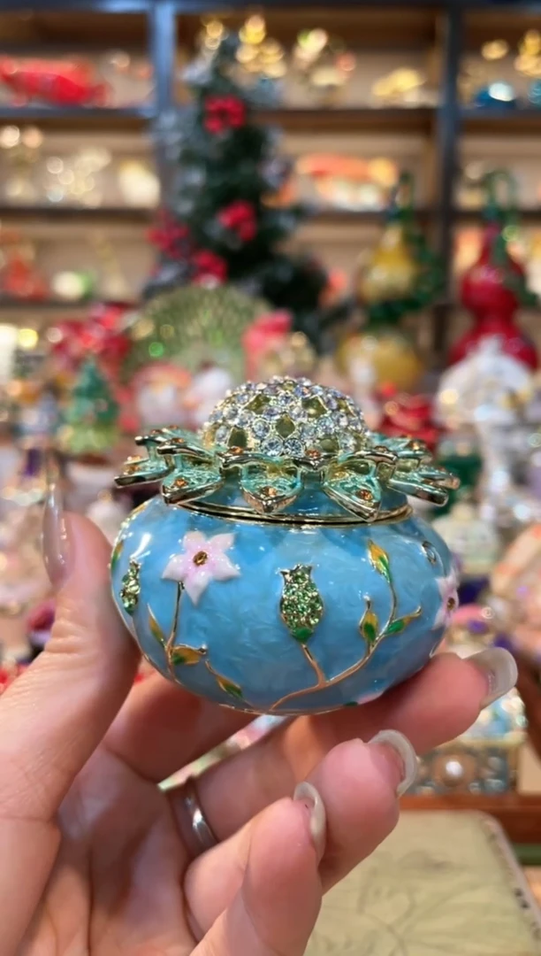 【闪购商品】精致珐琅彩首饰盒