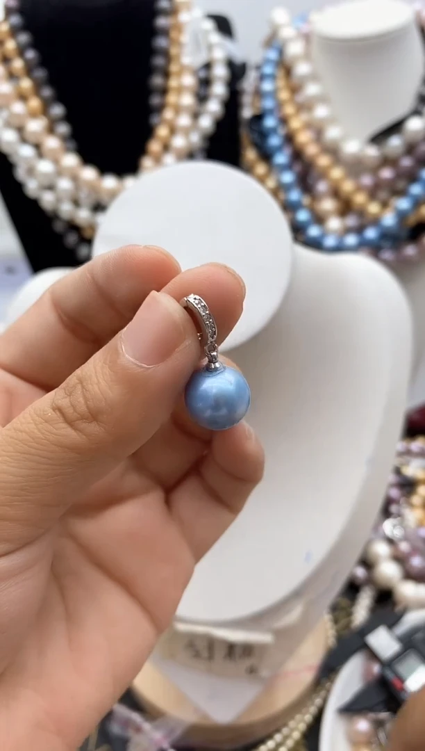 淡水珍珠钛钢颈饰163