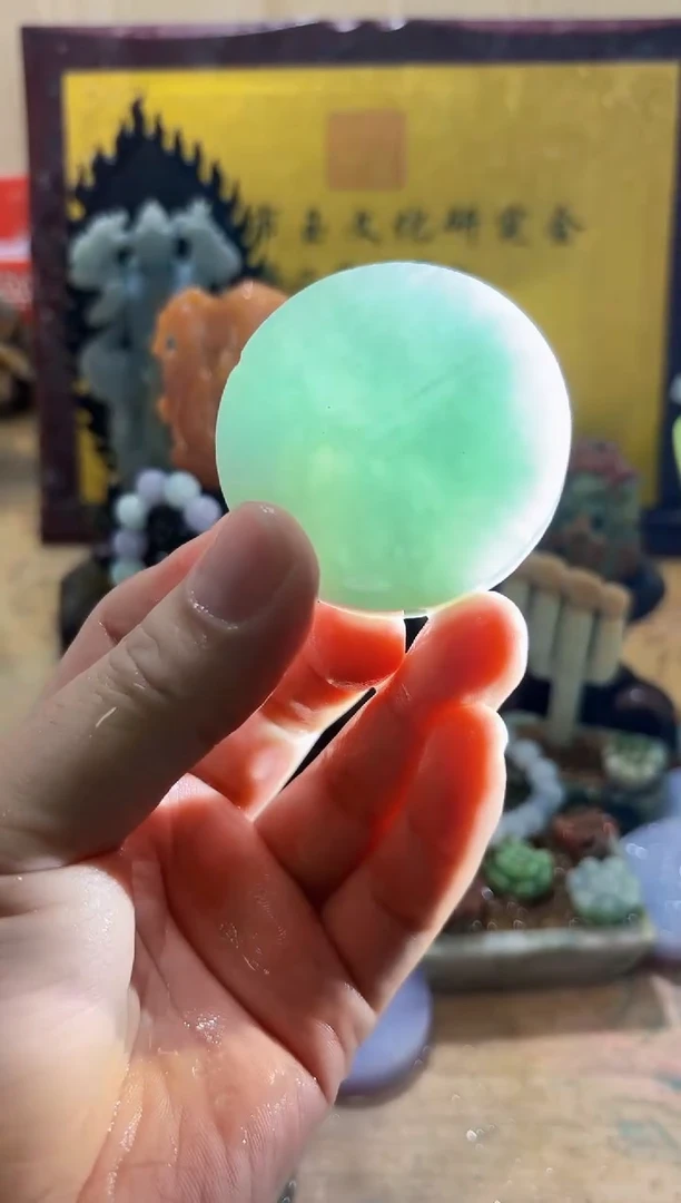 未镶嵌挂件翡翠A货常星8201