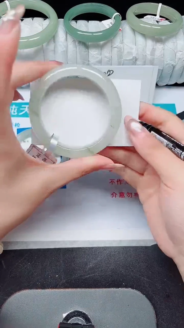 未镶嵌手镯石英质玉123-53/54