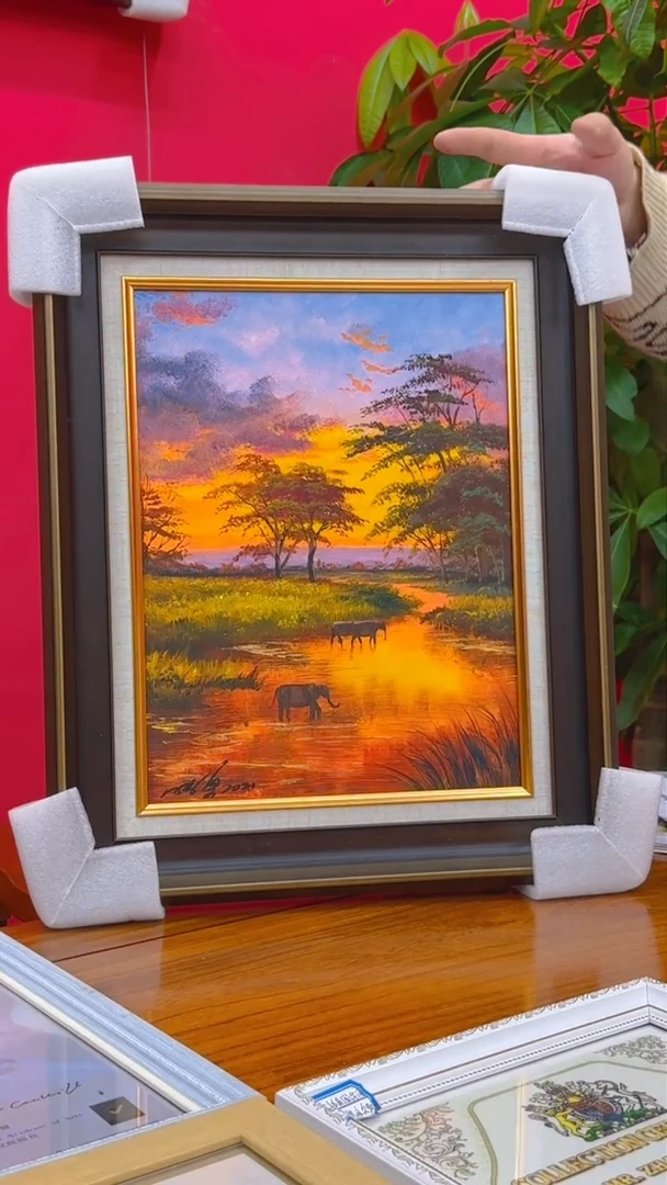 【闪购商品】国画张勇手绘油画