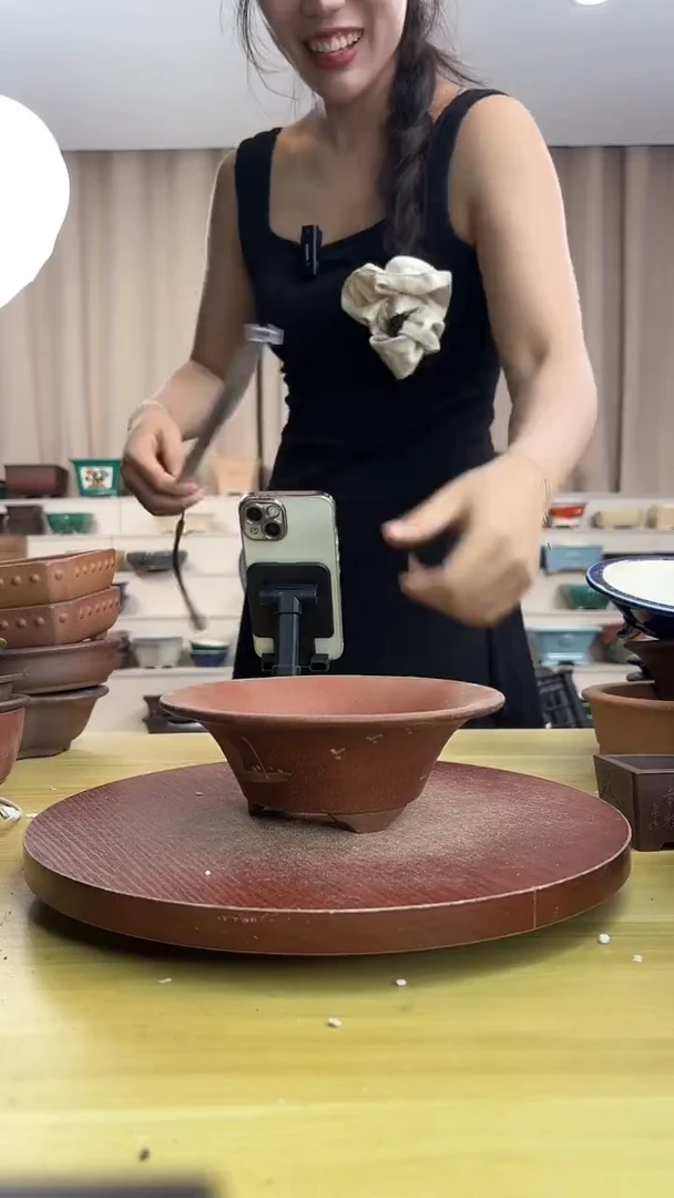 紫砂花盆紫砂花盆紫砂花盆微瑕