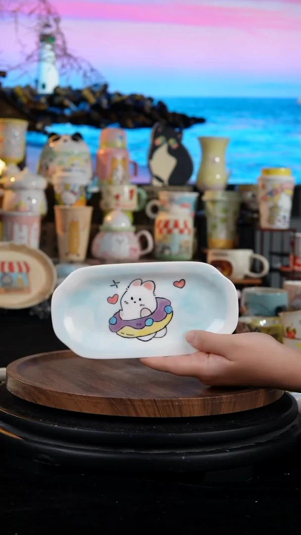 陶瓷便携款手工手绘景德镇陶瓷