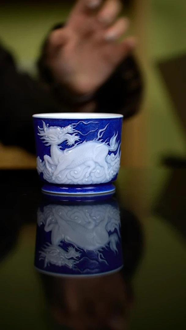 景德镇手工手绘陶瓷杯