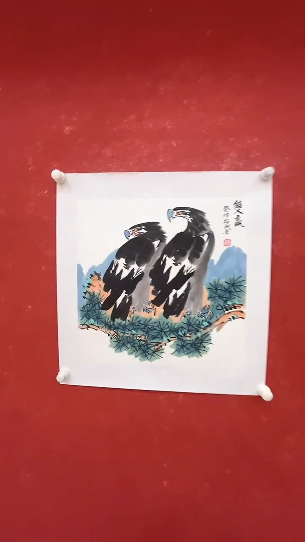 国画杨成喜50斗方-白宣-022