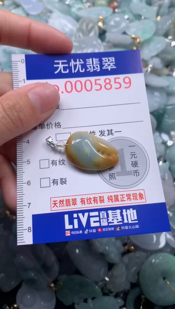 颈饰未镶嵌翡翠5859