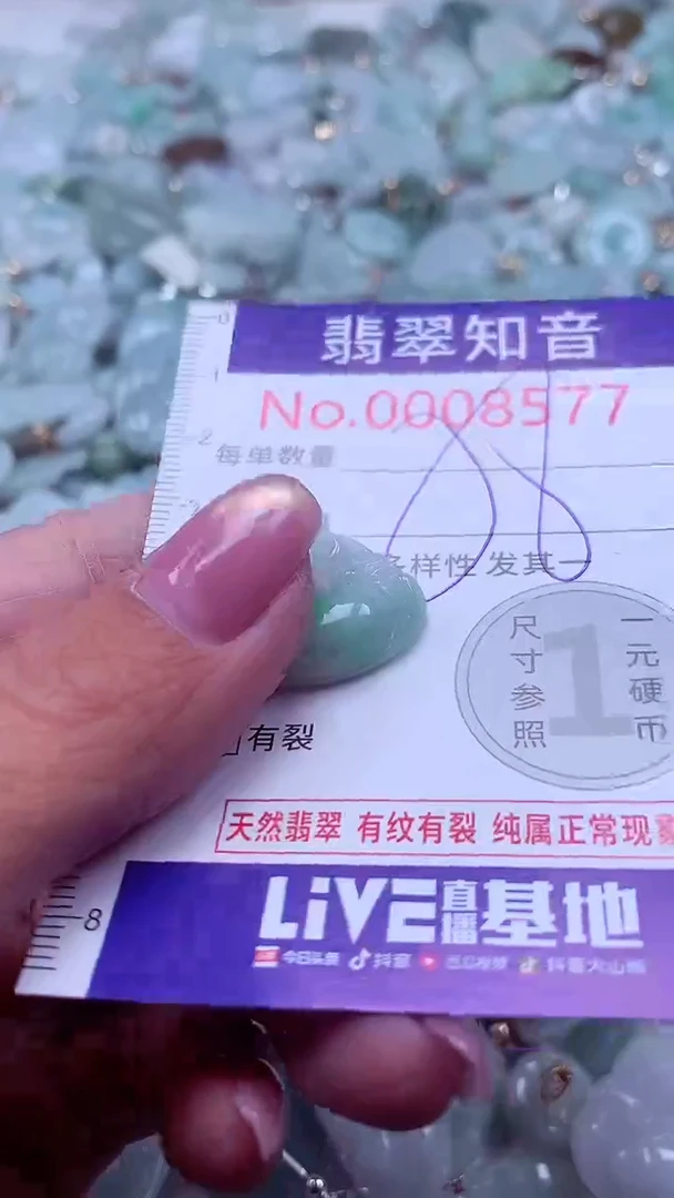 颈饰未镶嵌翡翠8577