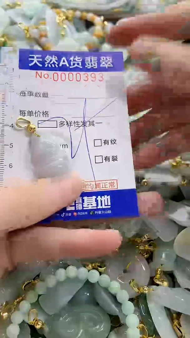 颈饰未镶嵌翡翠纯天然a货翡翠