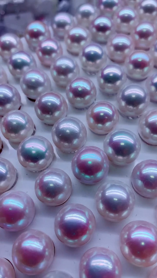 未镶嵌淡水珍珠裸珠半孔无配件多样性发其一，非无暇