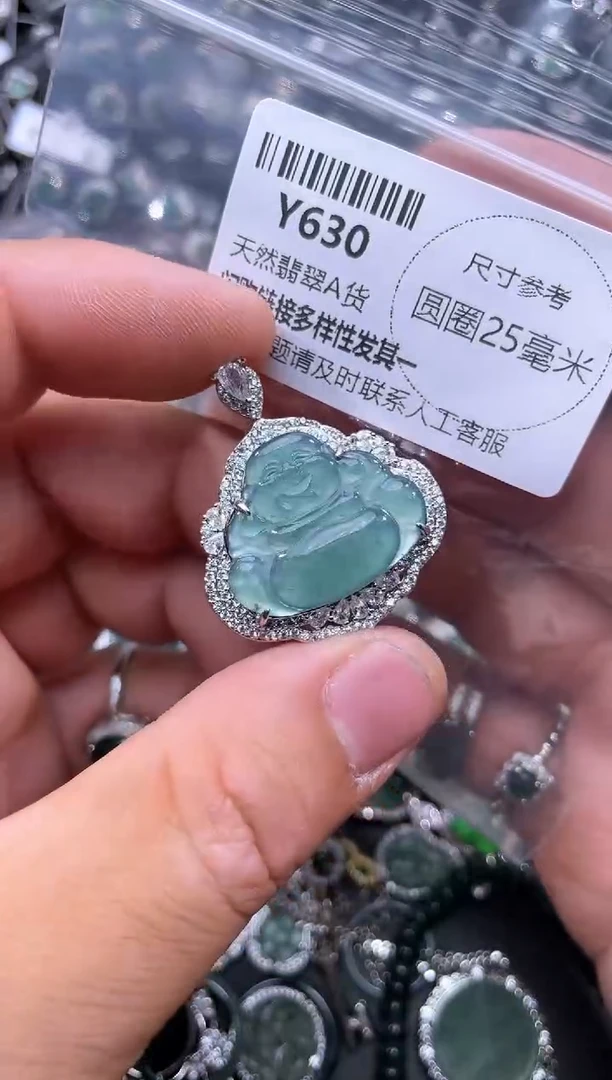 【闪购商品】翡翠颈饰未镶嵌Y630吊坠