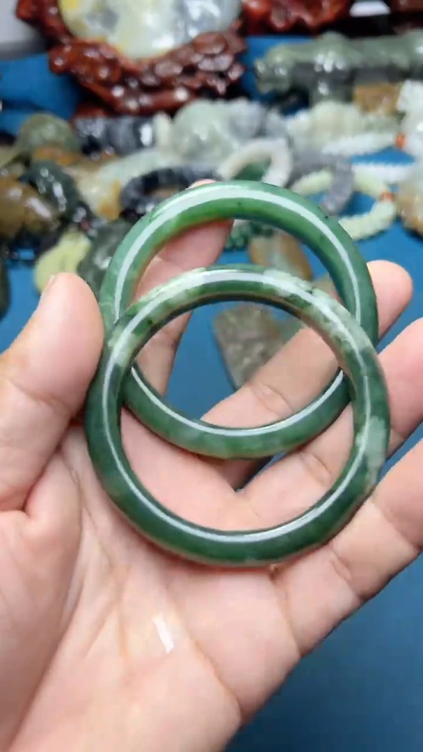 和田玉未镶嵌挂件59.60