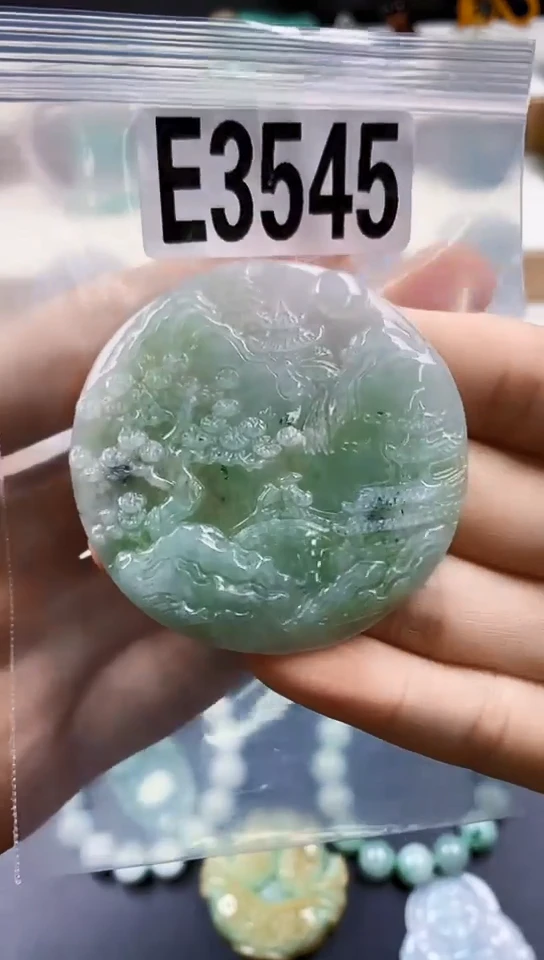 颈饰未镶嵌翡翠天然翡翠吊坠挂件