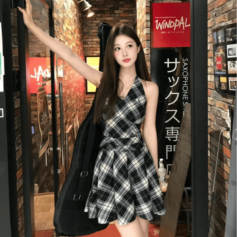 春游出行网红洋气衣服小众炸街高级感轻奢气场强大财阀千金女装