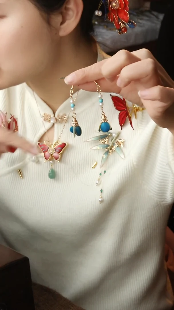 【闪购商品】刺绣纯手工非遗国风饰品