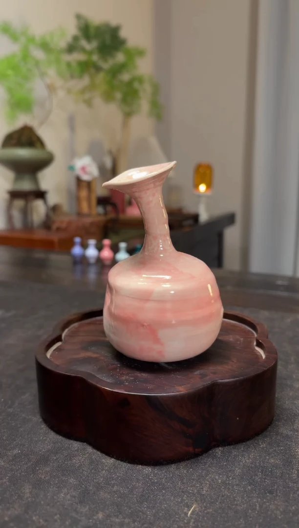 瓶景德镇陶瓷小花瓶插花花器（不含花 ）