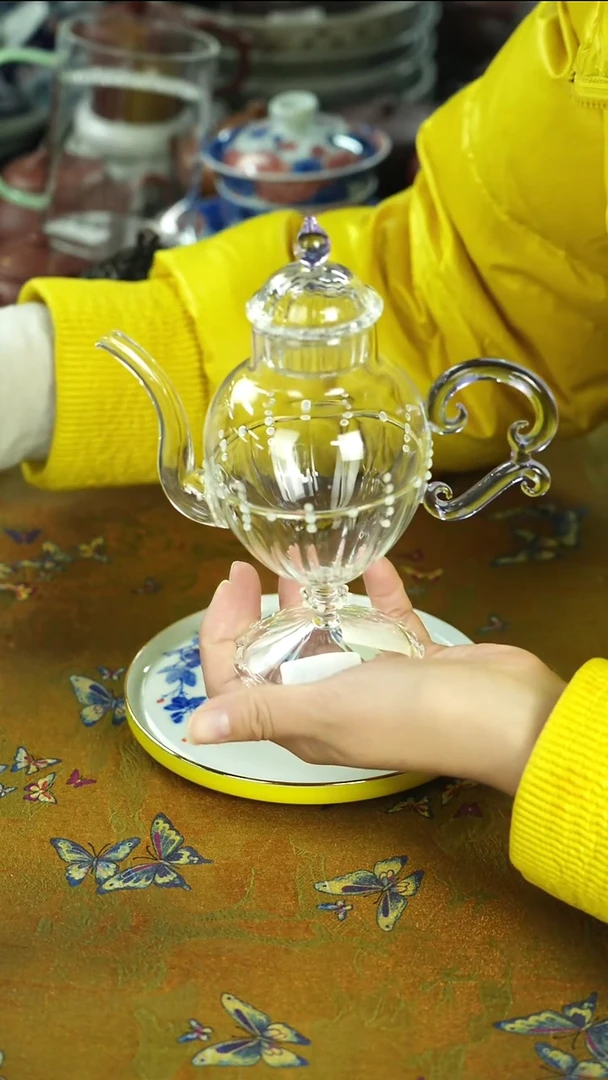 炸茶具 天冷了 围炉煮茶中~~