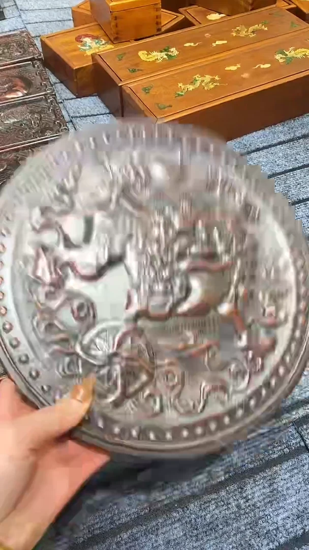 木紫檀雕刻一物一拍