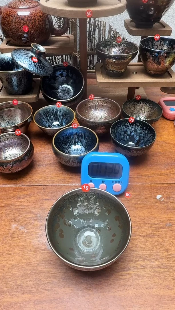 茶盏?*L10号微瑕建盏工匠茶器