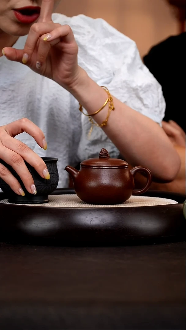 茶壶紫砂LHQ11玉碗龙血砂160cc