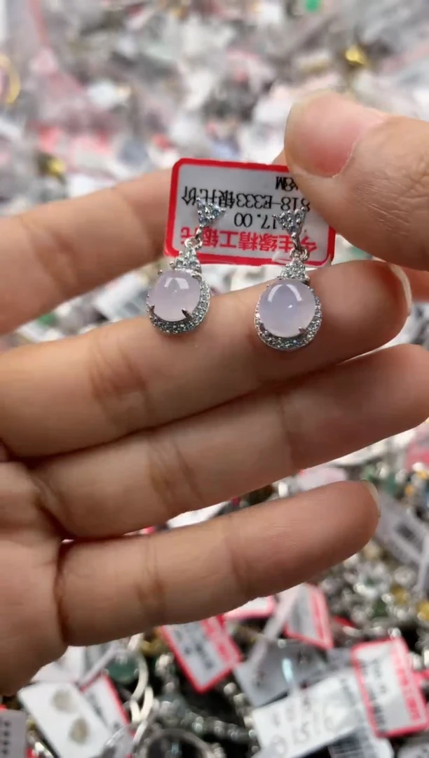 银S925镶嵌戒指翡翠333                10