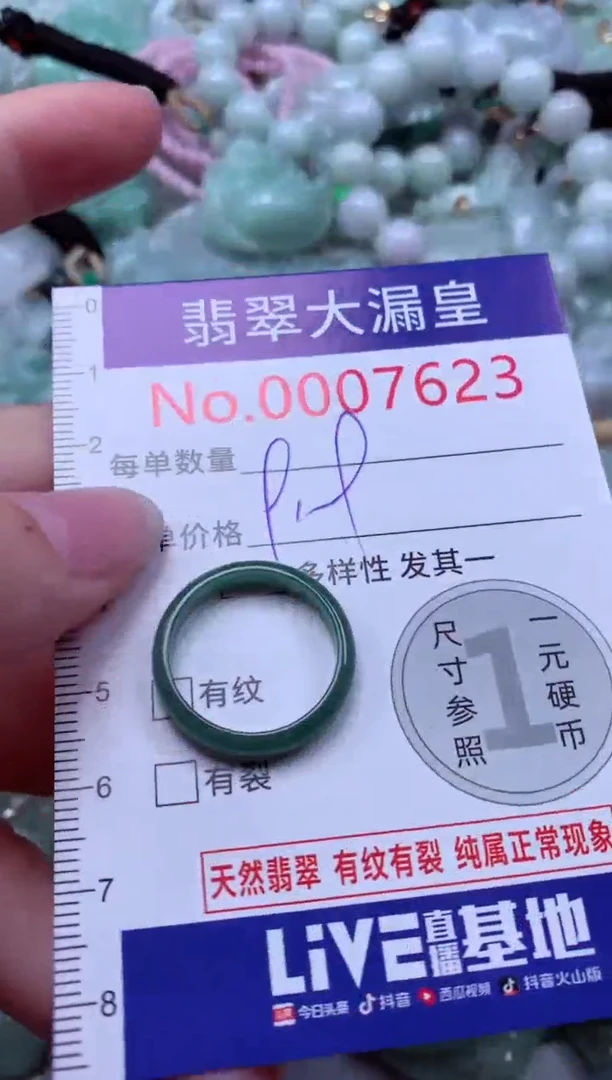吊坠(不含链)未镶嵌翡翠7623