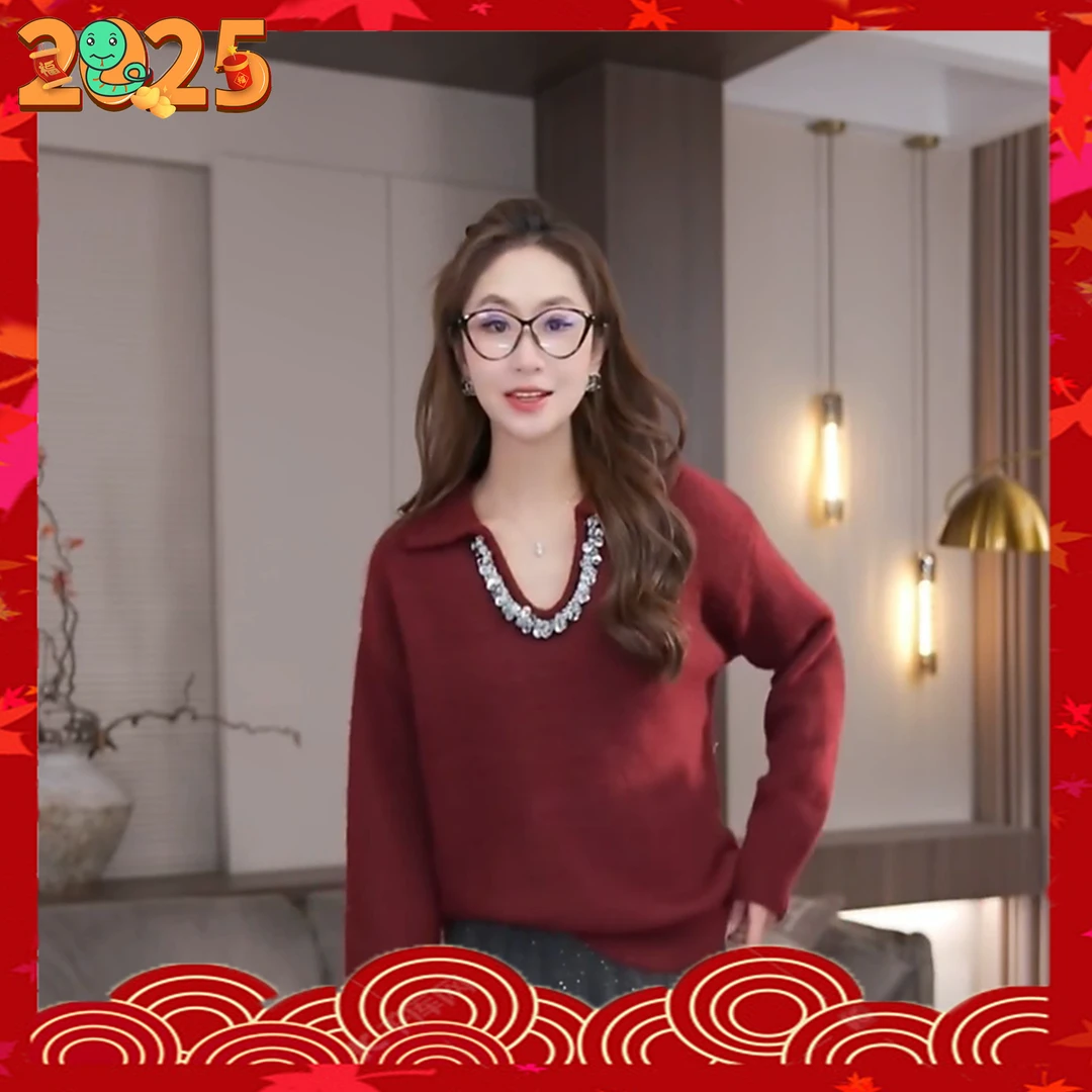 玖黛衣【简爱】冬款高级感加厚保暖显瘦休闲风上衣 XSJ36026
