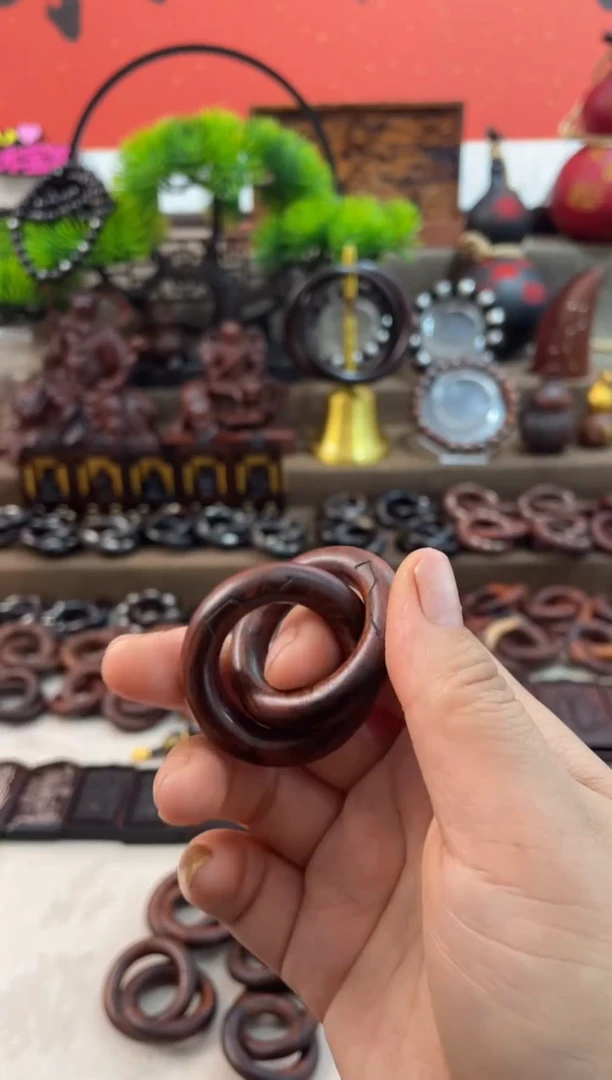 木枣木2.5乾坤圈六七星全品加挂绳77