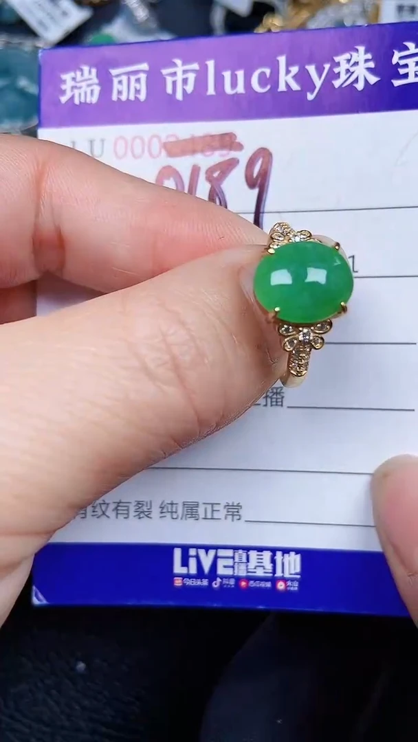 颈饰银S925镶嵌翡翠0189