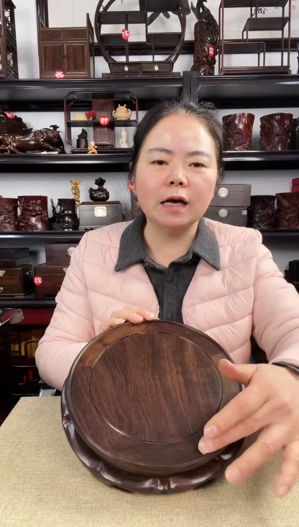 木旋转21黑老李红木工艺品