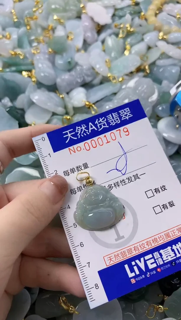 颈饰未镶嵌翡翠天然A货翡翠