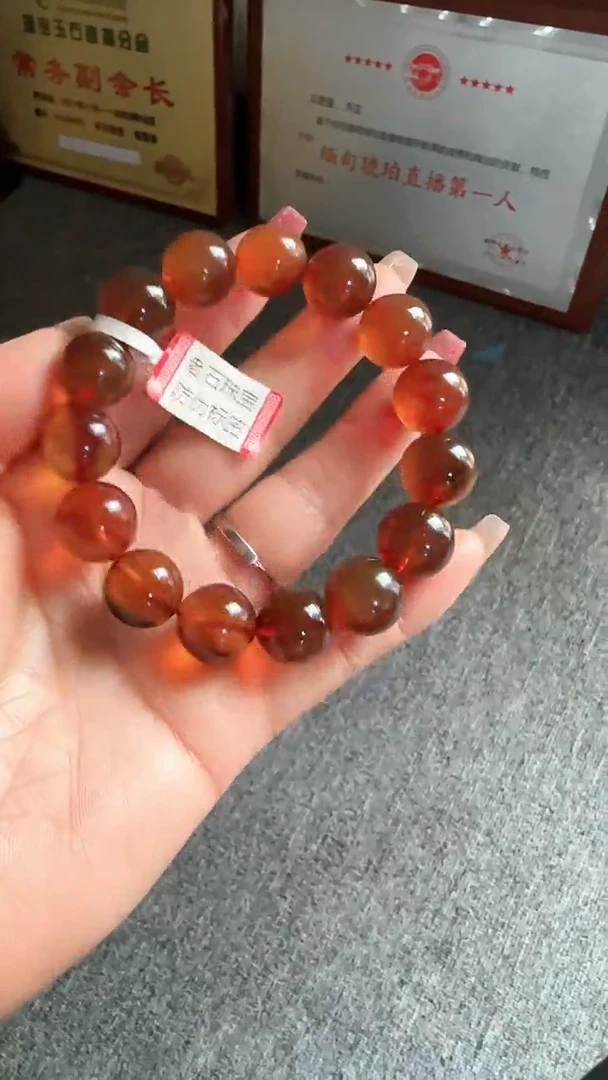 未镶嵌琥珀手串规格14紫罗兰手串#51