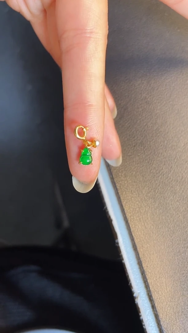 吊坠(不含链)银S925镶嵌翡翠1