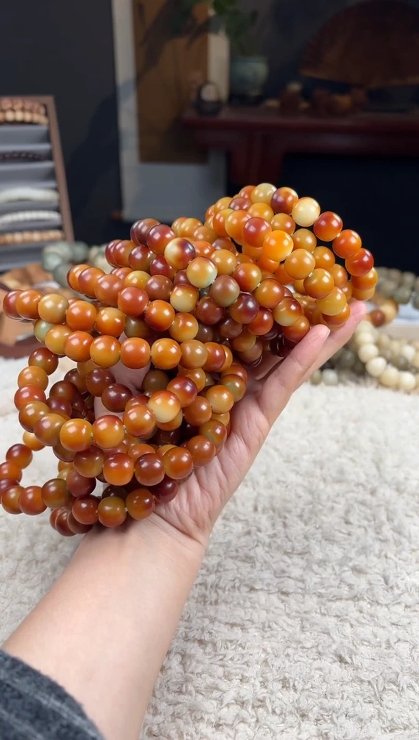 【闪购商品】菩提根/象牙果手串13糖壳不挑（323）