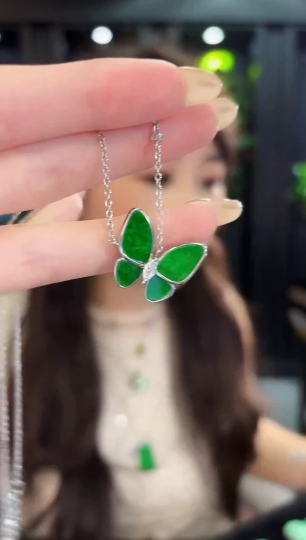 翡翠未镶嵌颈饰837缅料A货/多样性发货/一件