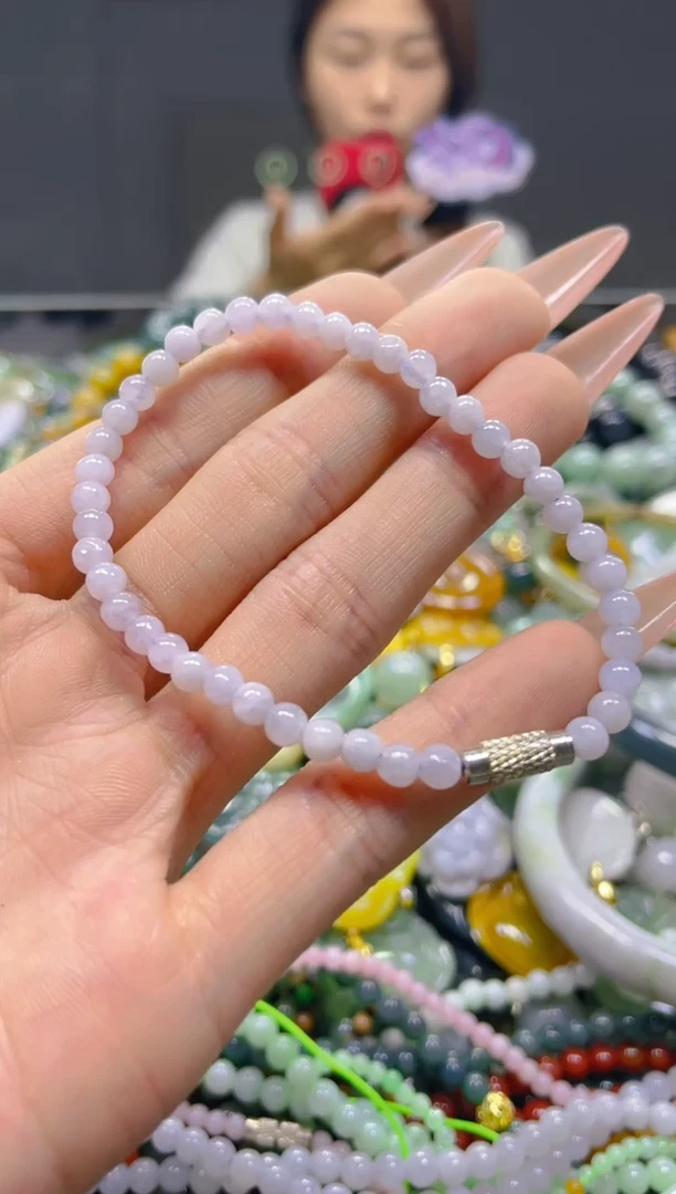 颈饰未镶嵌翡翠3MM