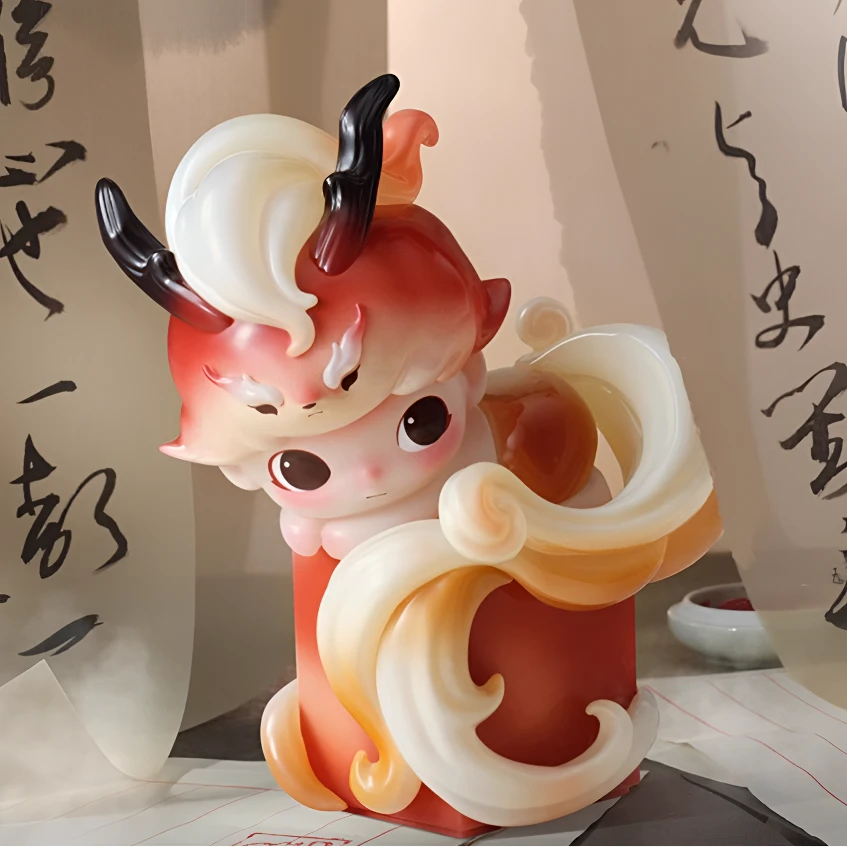 【正版】POP泡泡dimoo一盏风月潮玩盲盒国风手办车载摆件生日礼物