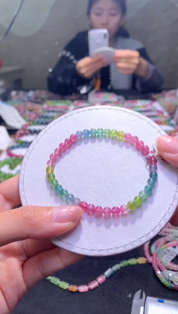 未镶嵌手串碧玺A54【天然碧玺】