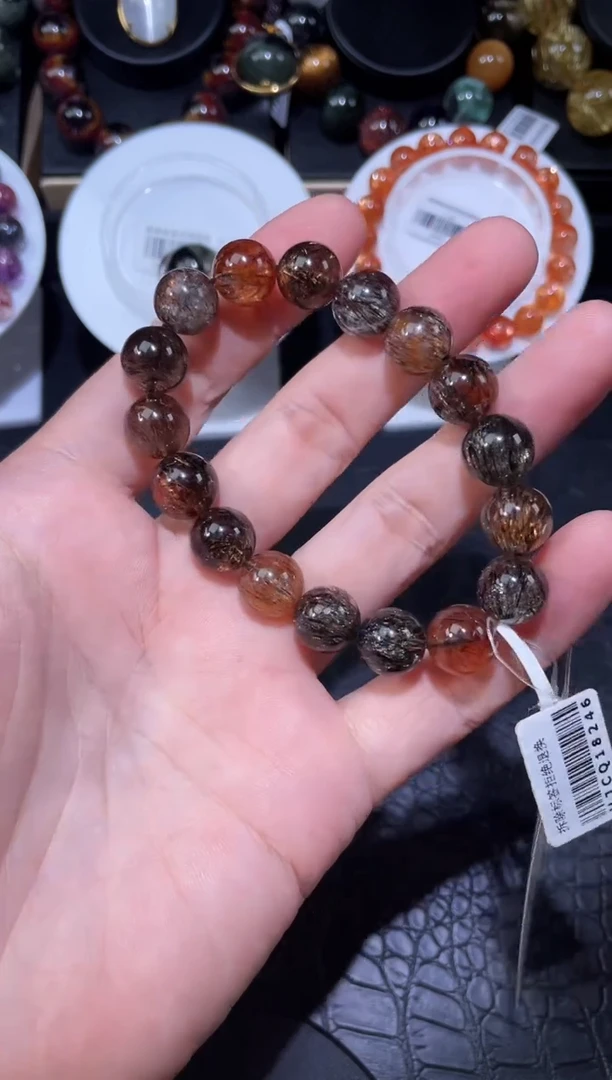 未镶嵌手链水晶哈***爷超七单圈手链A11