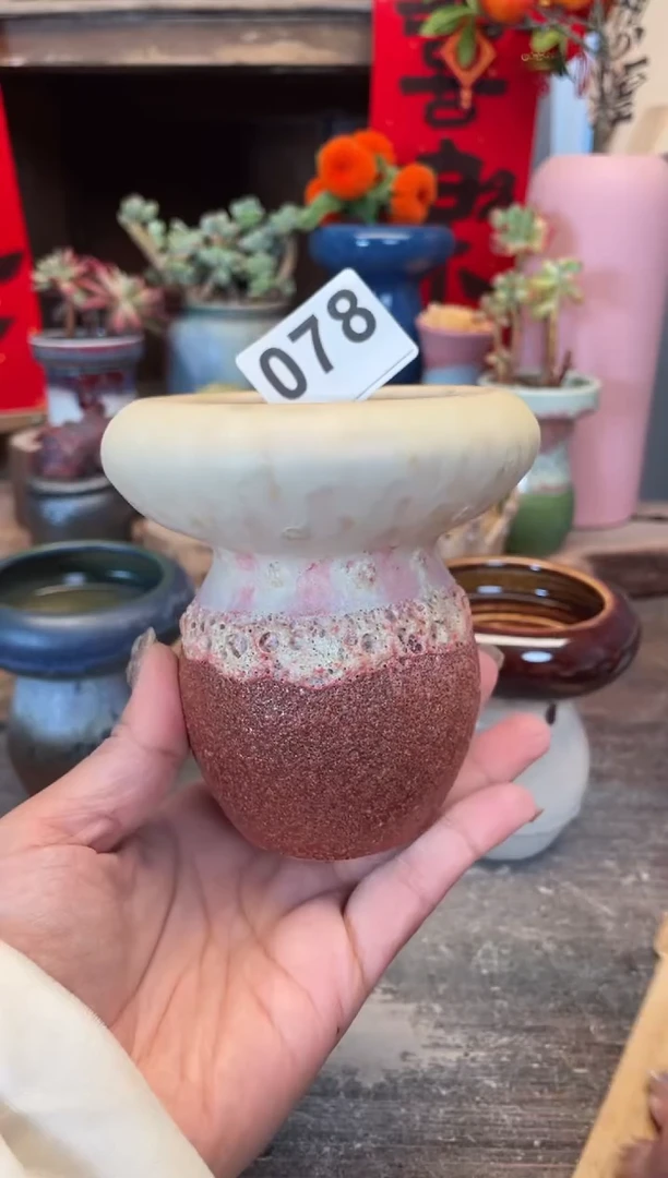 【闪购商品】摆件078知木小芳花盆