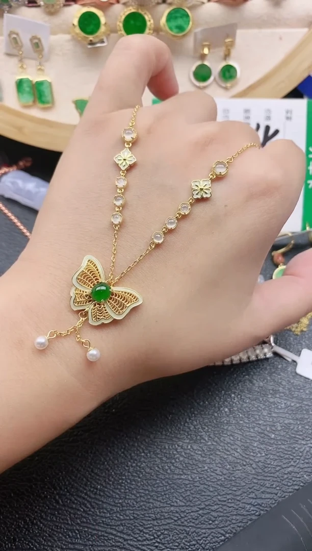 翡翠戒指银S925镶嵌11111