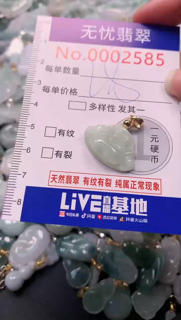 颈饰未镶嵌翡翠2585