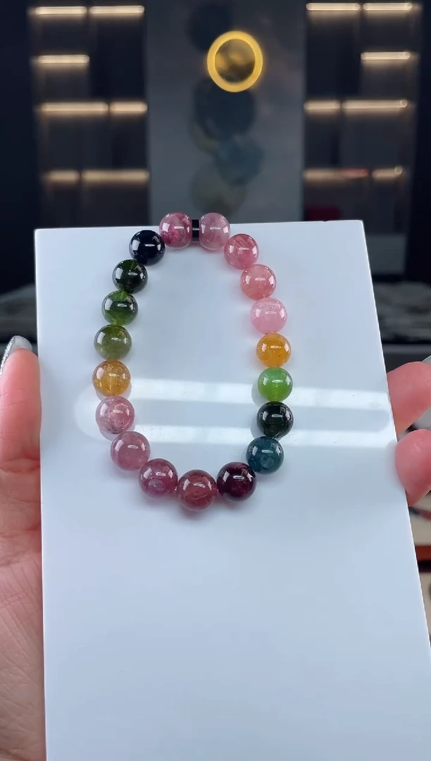 单圈手串未镶嵌碧玺（多样性发一条）T
