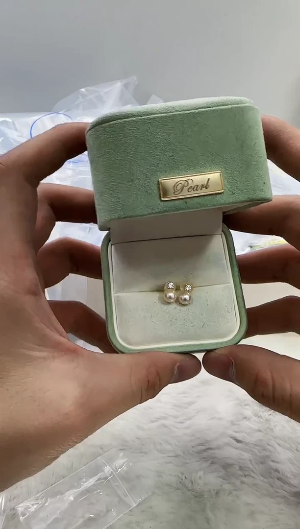 【闪购商品】海水珍珠DA银S925镶嵌c1388 耳钉6