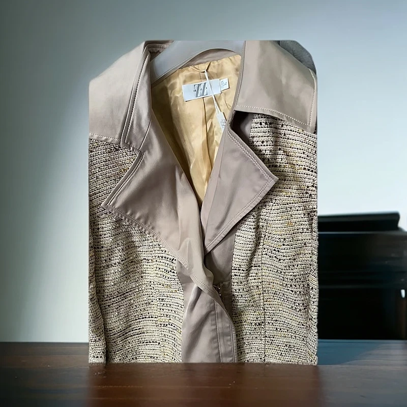 佐尔美小香风短款百搭圆领外套Z23SO34