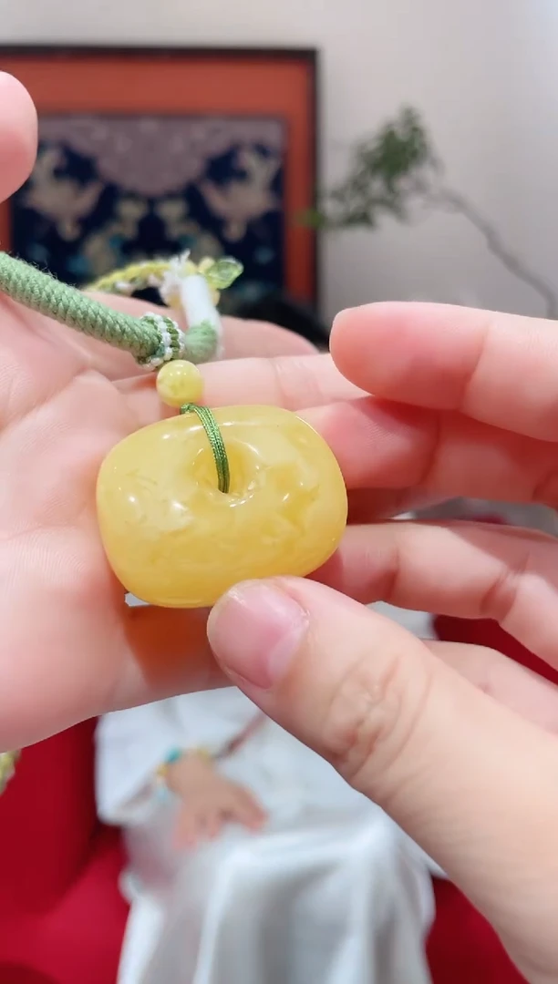 蜜蜡颈饰未镶嵌蜜蜡