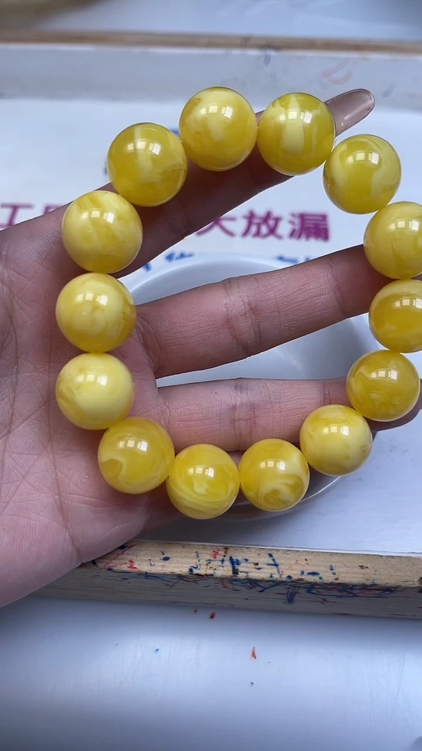 裸石蜜蜡未镶嵌A4 白花蜡18mm2个12元